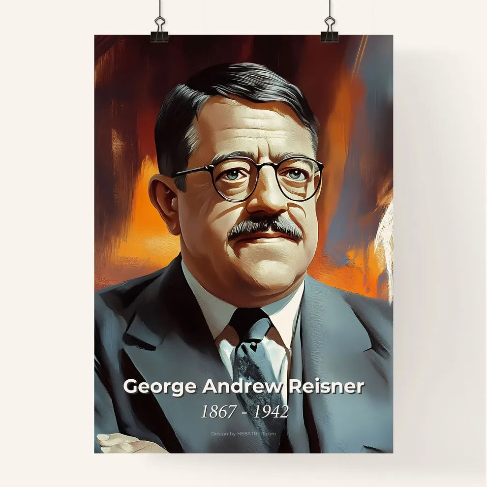 Portrait of George Andrew Reisner Poster