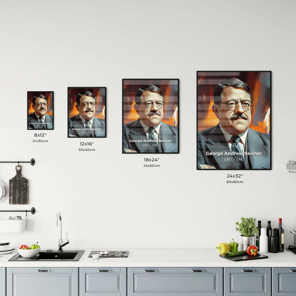 Portrait of George Andrew Reisner Size Chart