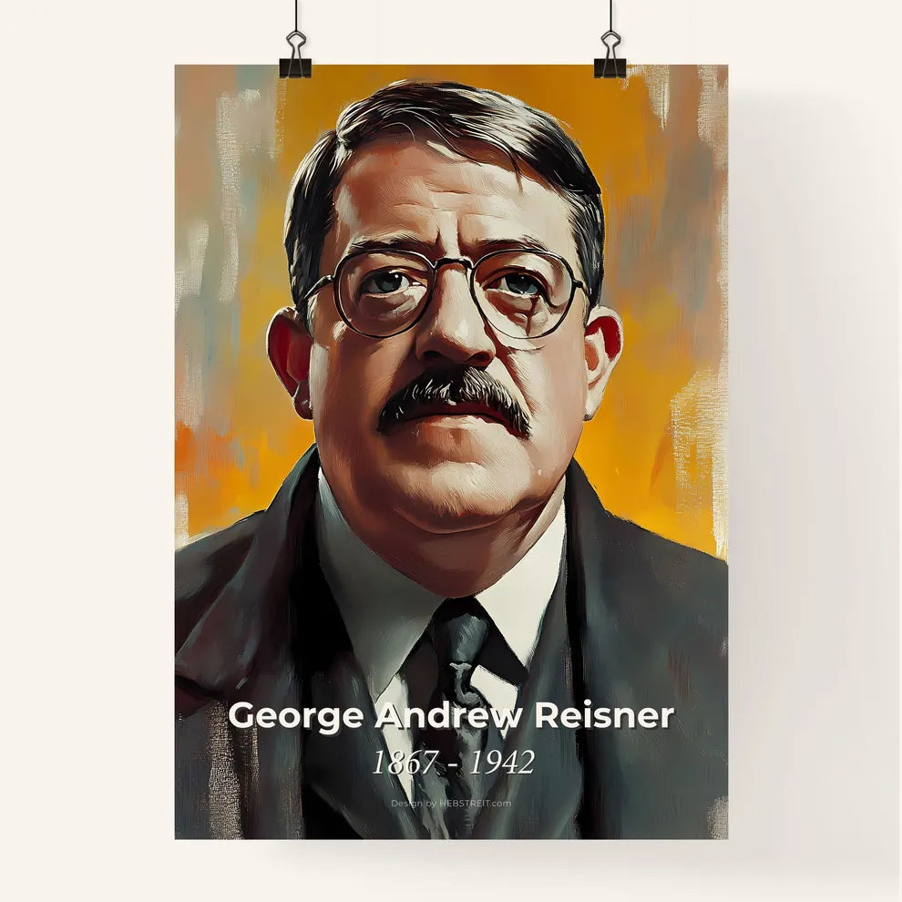 Portrait of George Andrew Reisner Poster