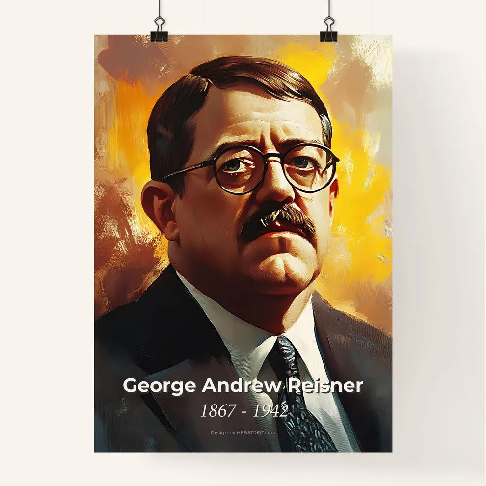 Portrait of George Andrew Reisner Poster