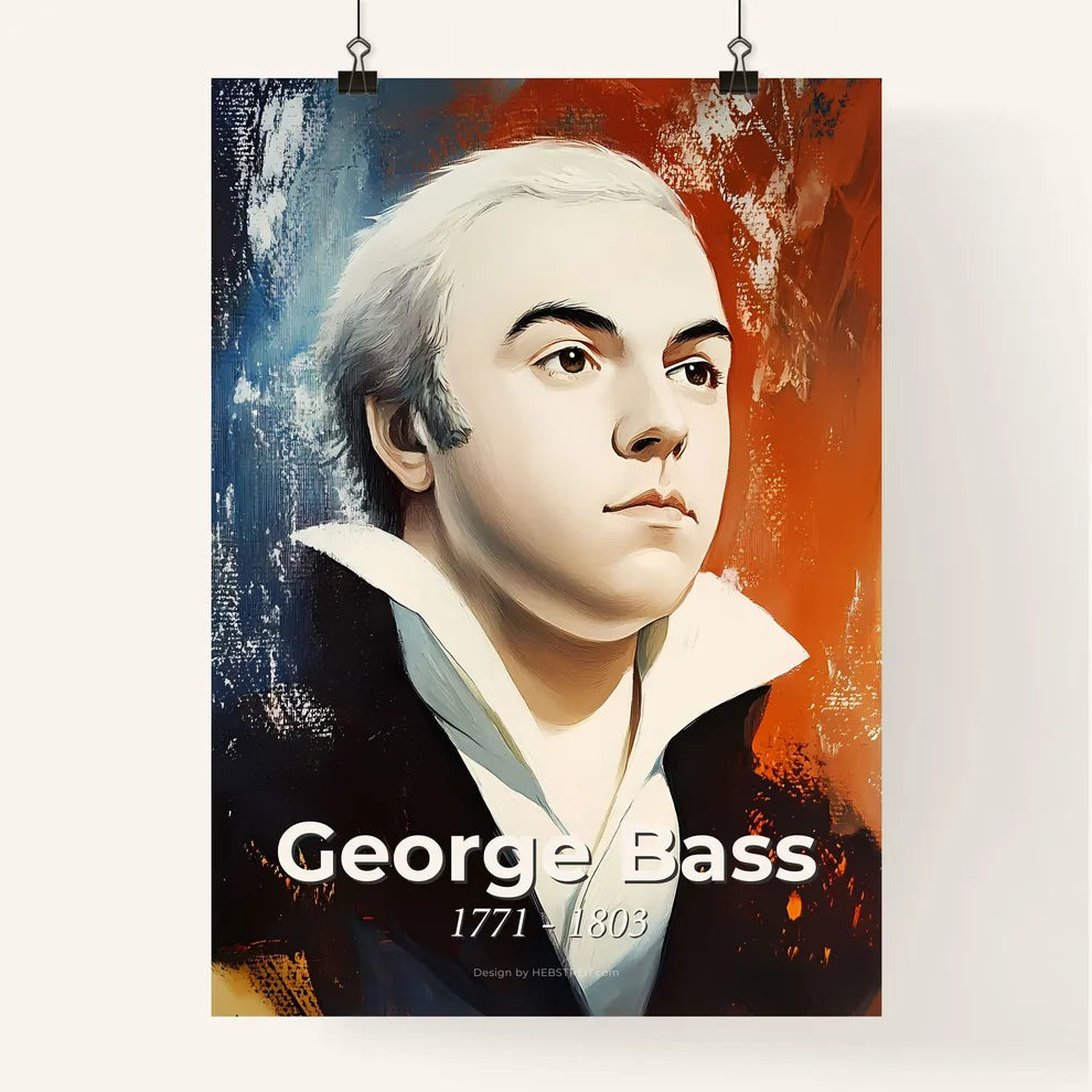 Portrait of George Bass Poster