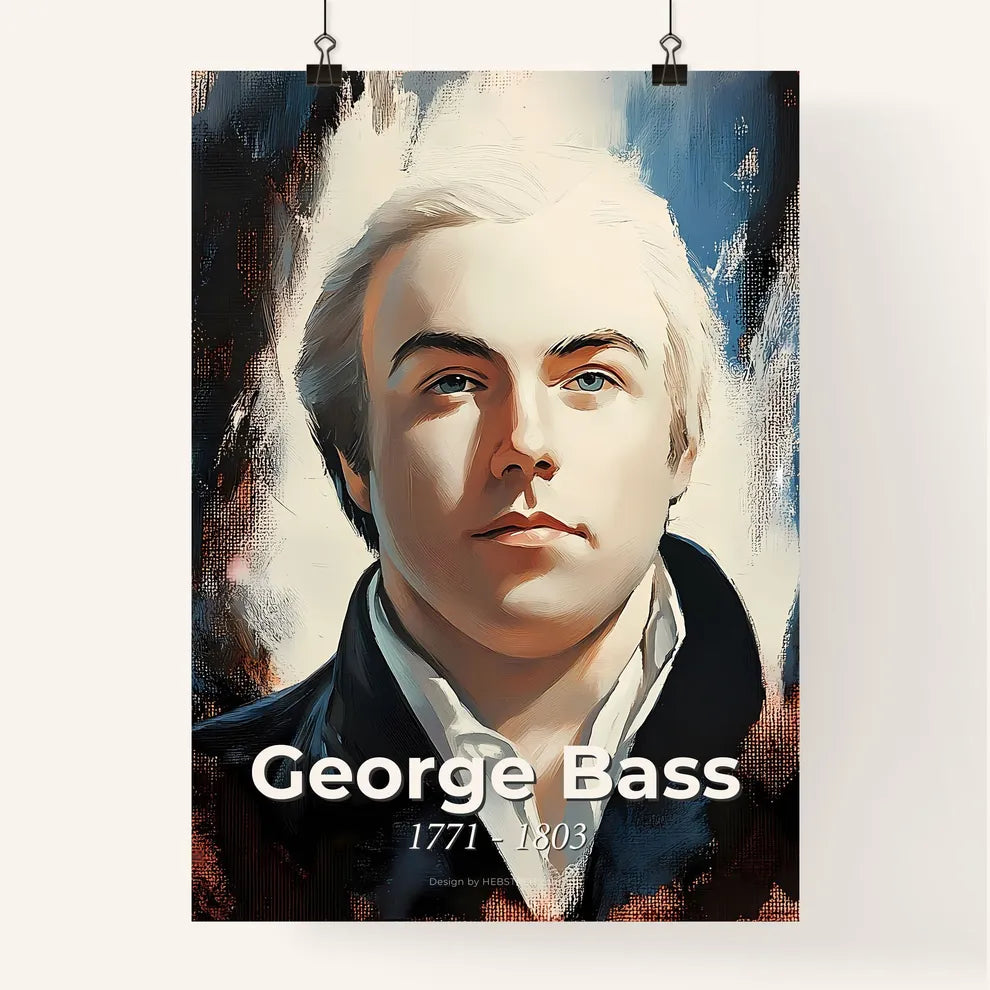 Portrait of George Bass Poster