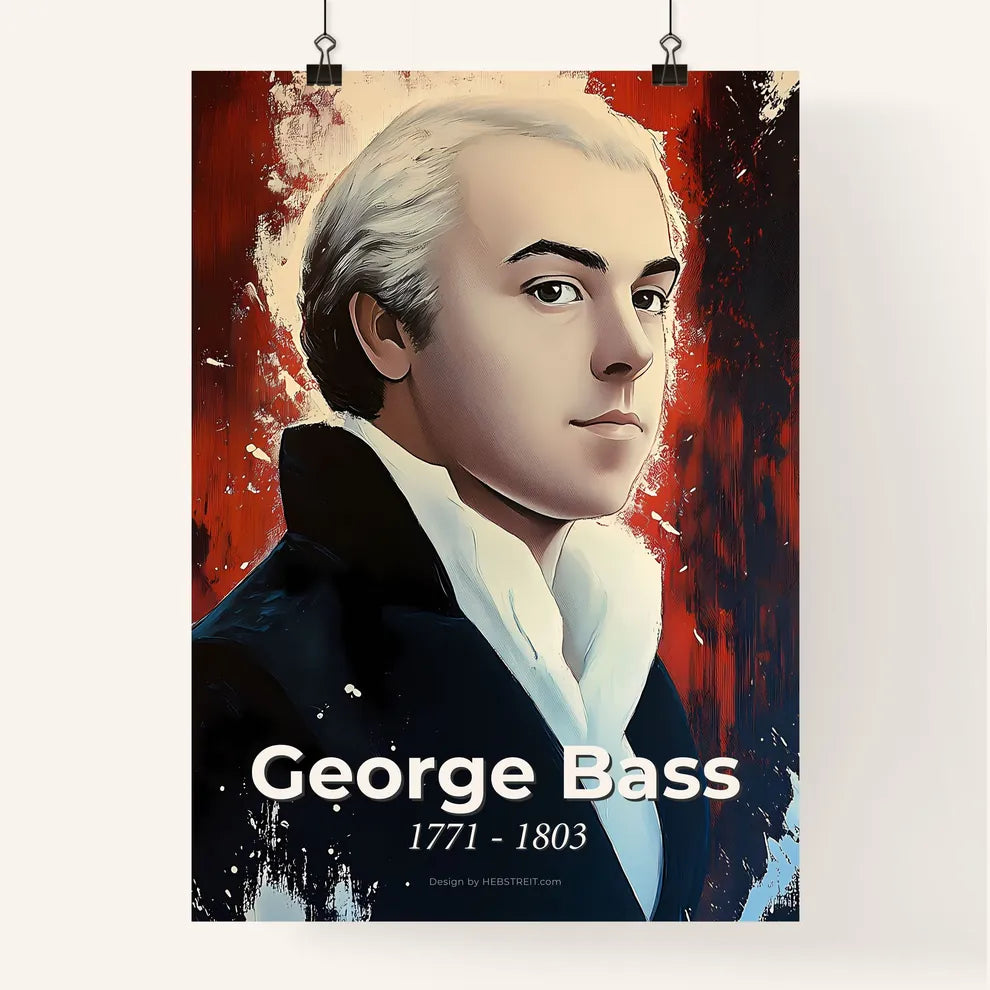 Portrait of George Bass Poster
