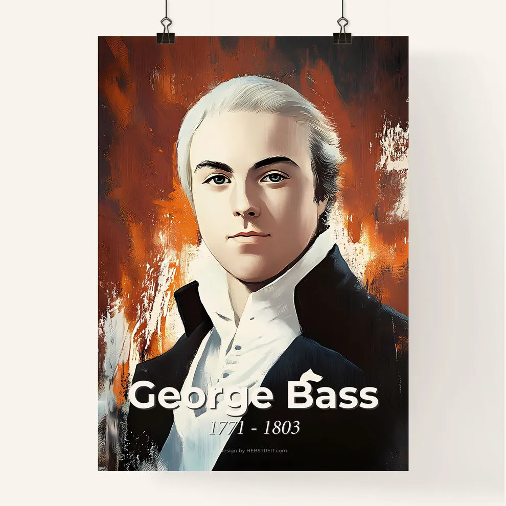 Portrait of George Bass Poster