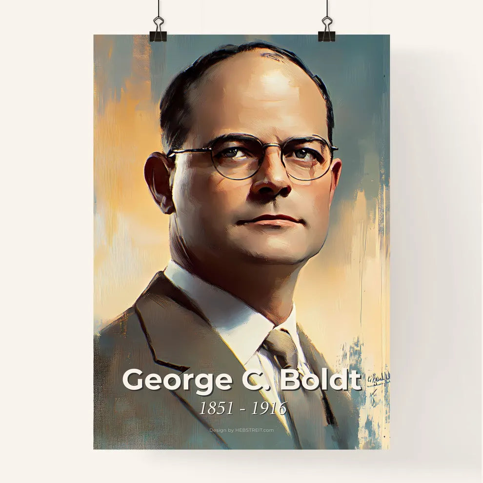 Portrait of George C. Boldt Poster