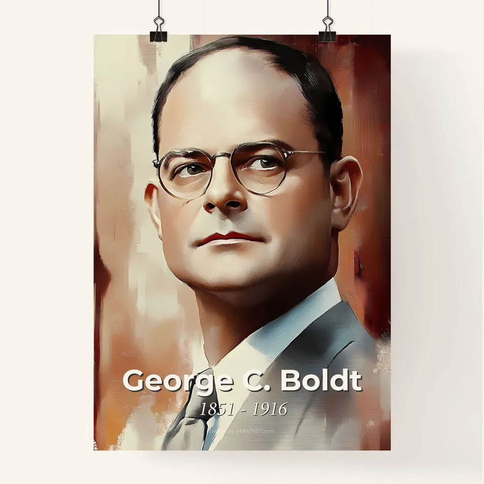 Portrait of George C. Boldt Poster