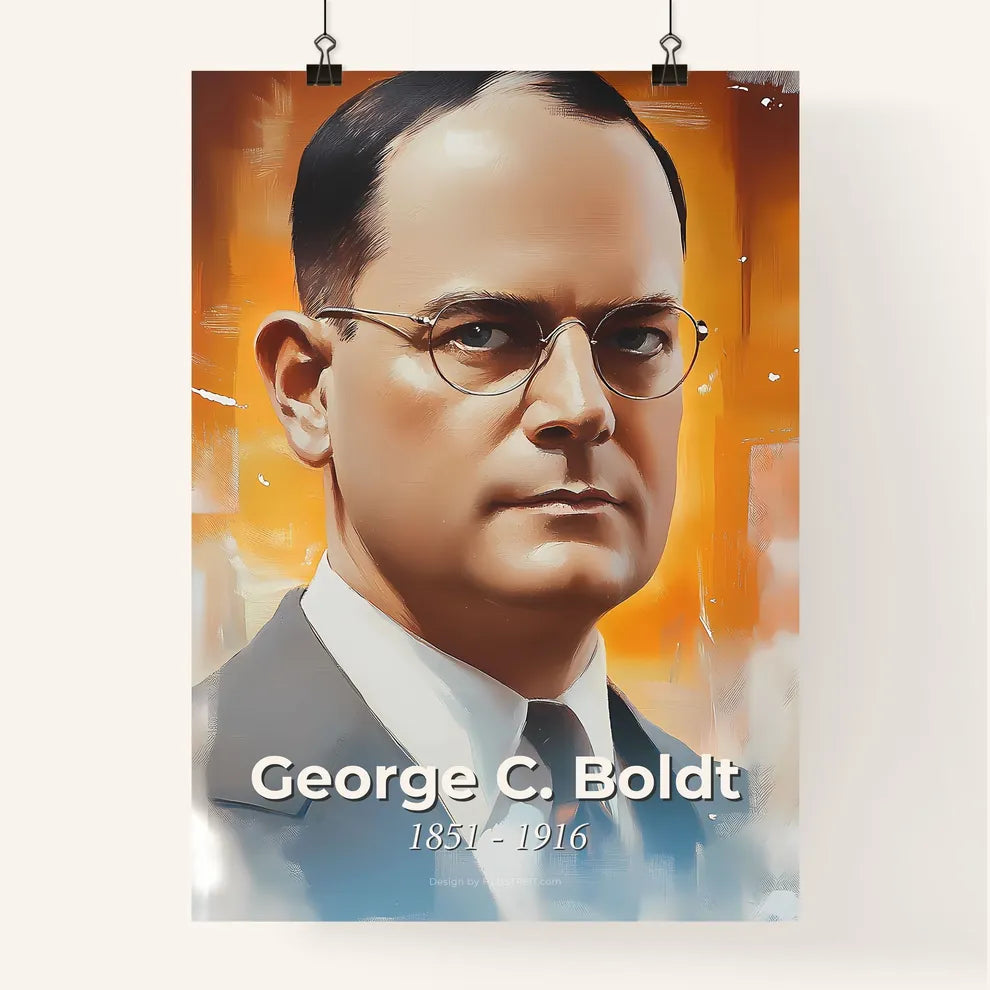 Portrait of George C. Boldt Poster