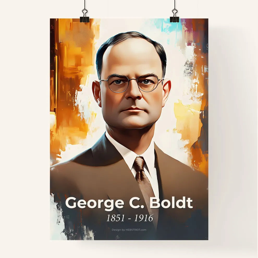 Portrait of George C. Boldt Poster