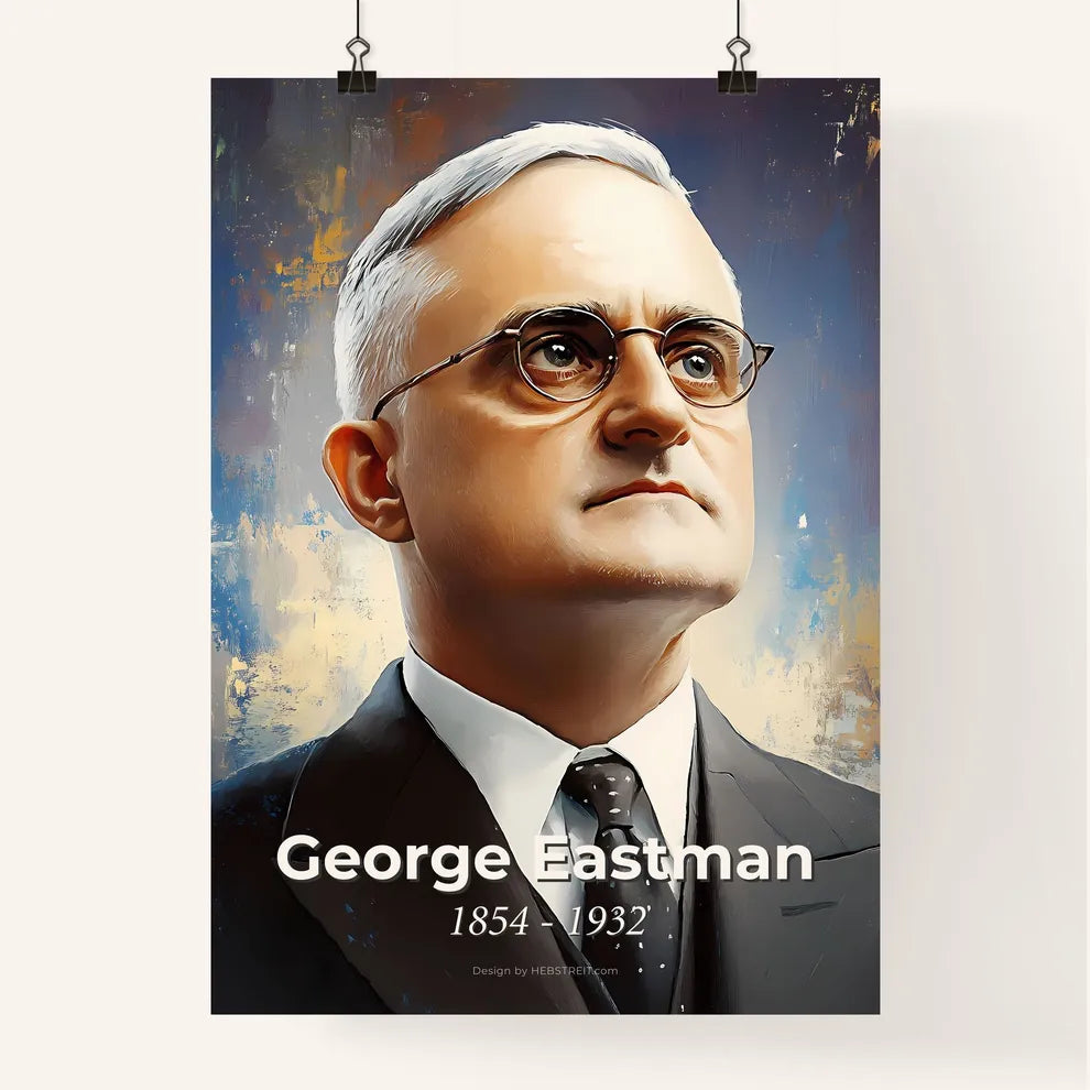 Portrait of George Eastman Poster