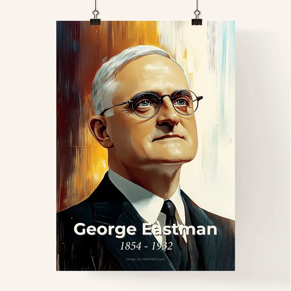 Portrait of George Eastman Poster