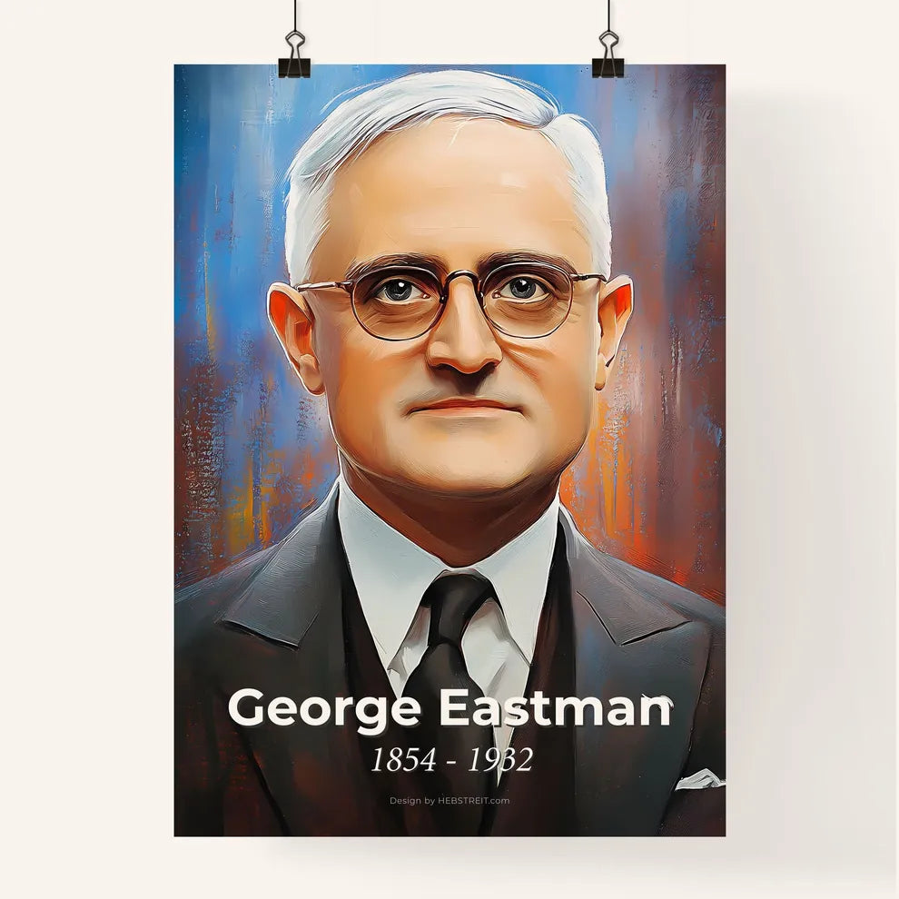 Portrait of George Eastman Poster