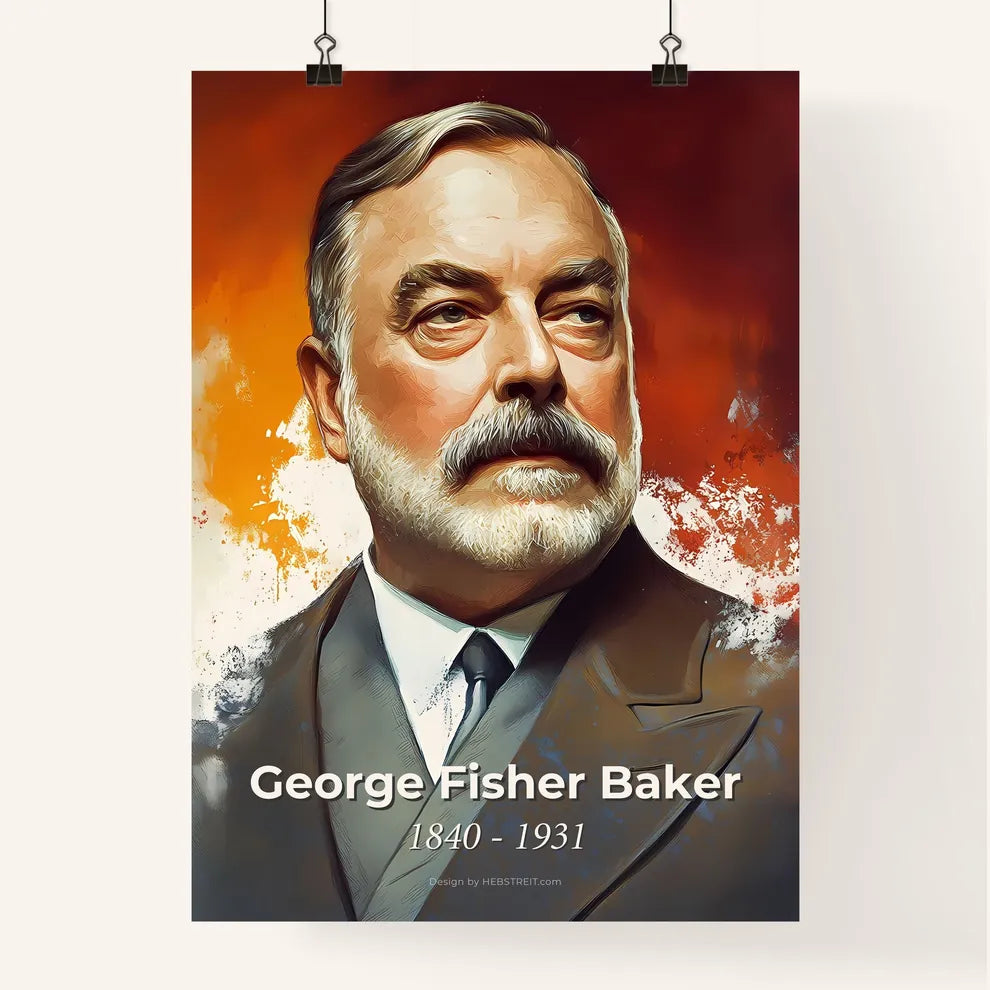 Portrait of George Fisher Baker Poster