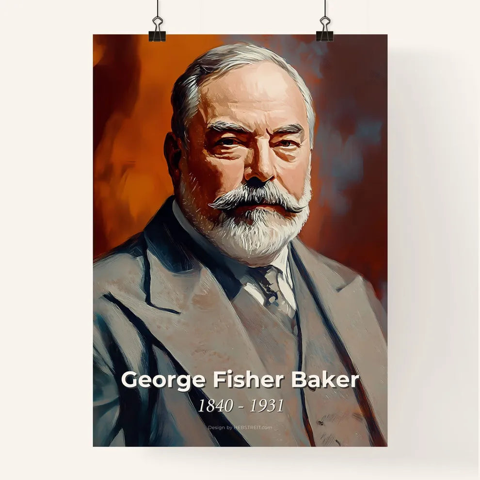 Portrait of George Fisher Baker Poster