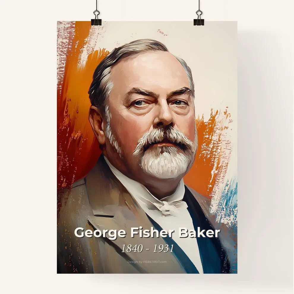Portrait of George Fisher Baker Poster