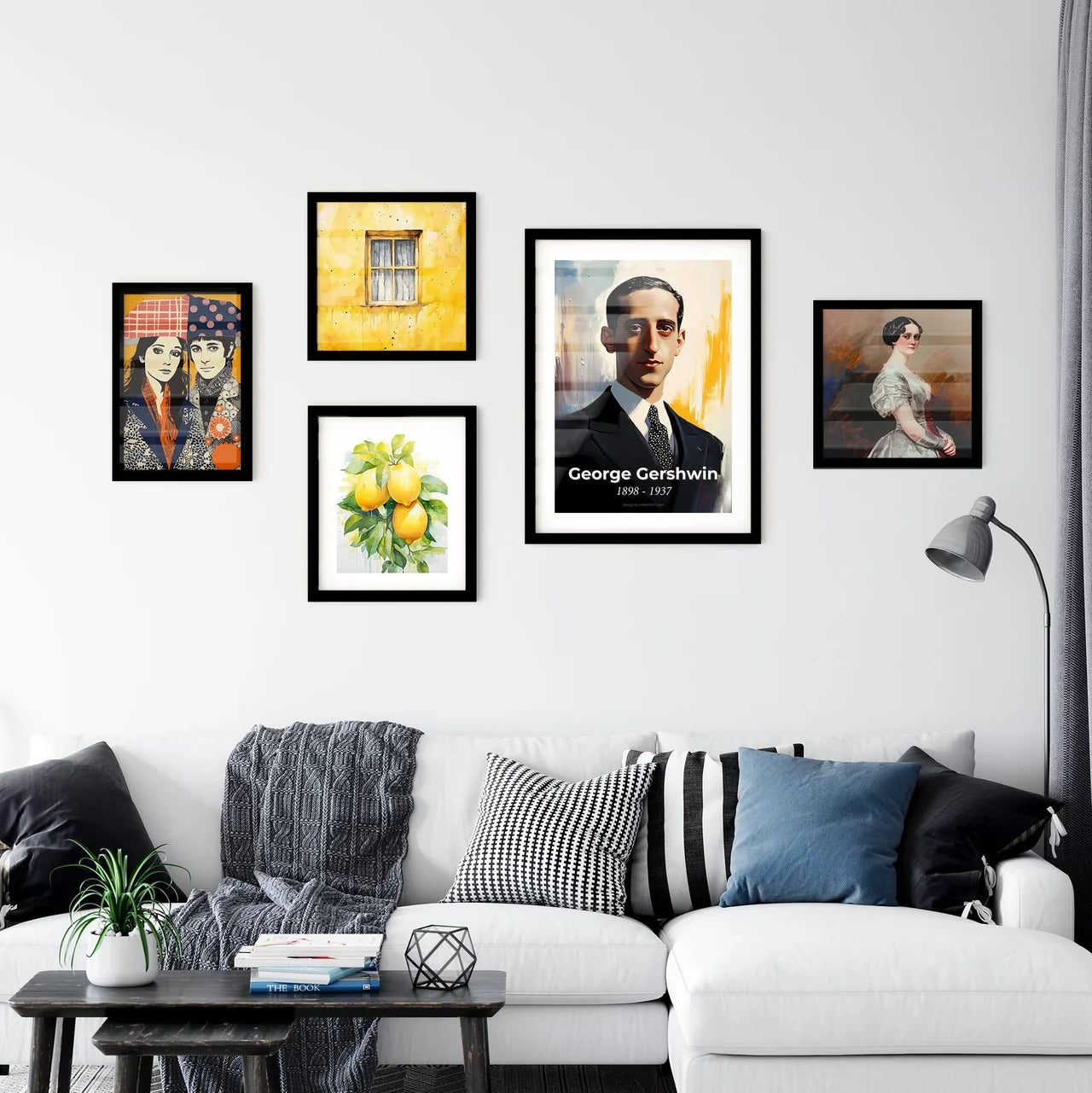 Portrait of George Gershwin Wall Art
