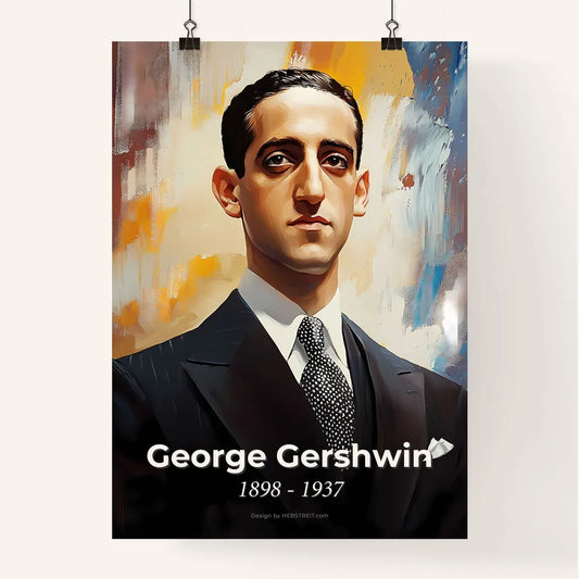 Portrait of George Gershwin Poster