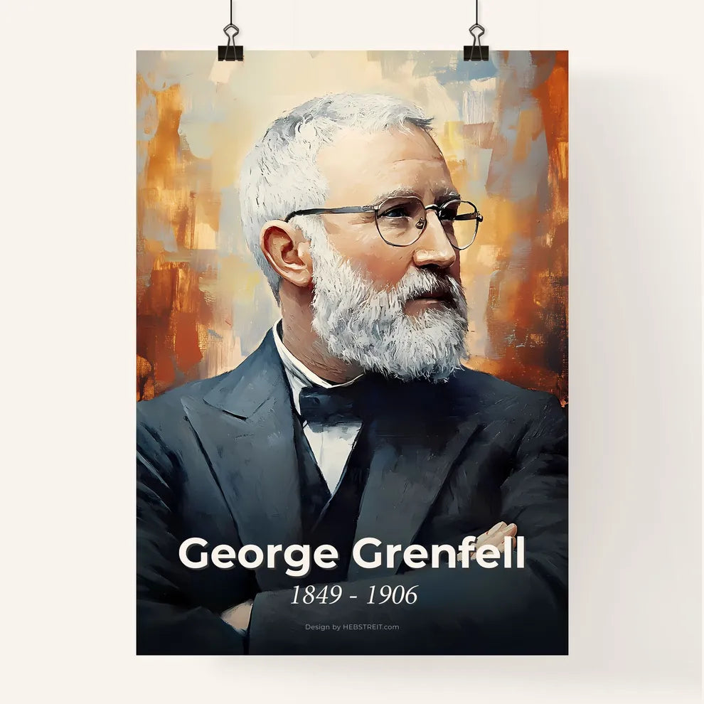 Portrait of George Grenfell Poster