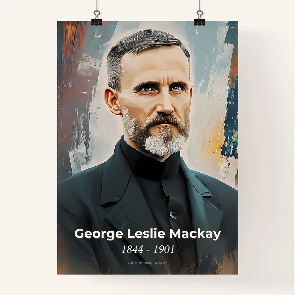 Portrait of George Leslie Mackay Poster