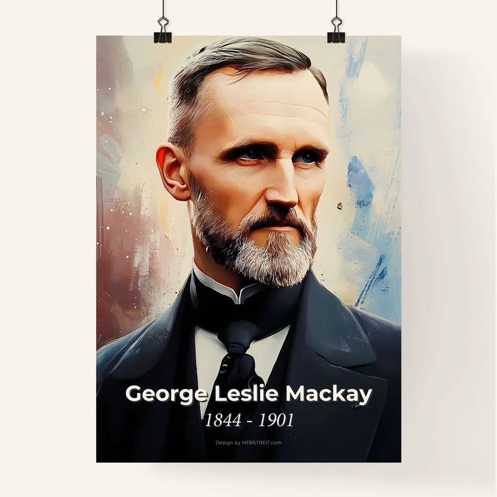 Portrait of George Leslie Mackay Poster