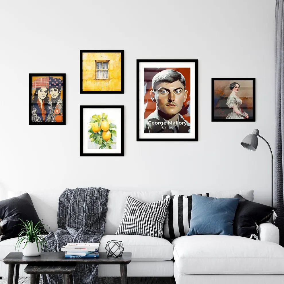 Portrait of George Mallory Wall Art