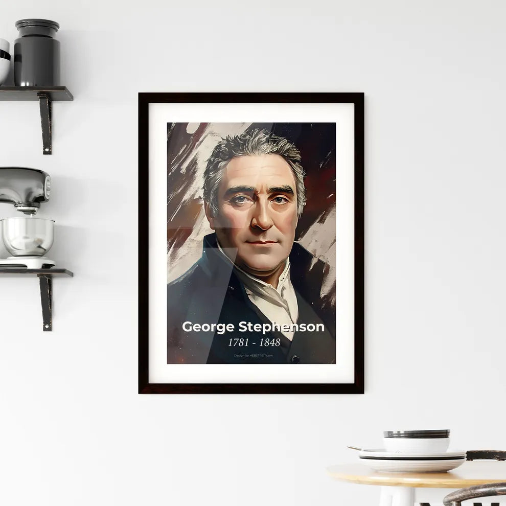 Portrait of George Stephenson Hangings