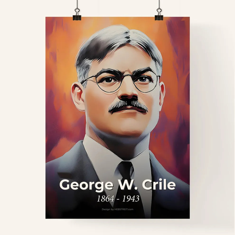 Portrait of George W. Crile Poster