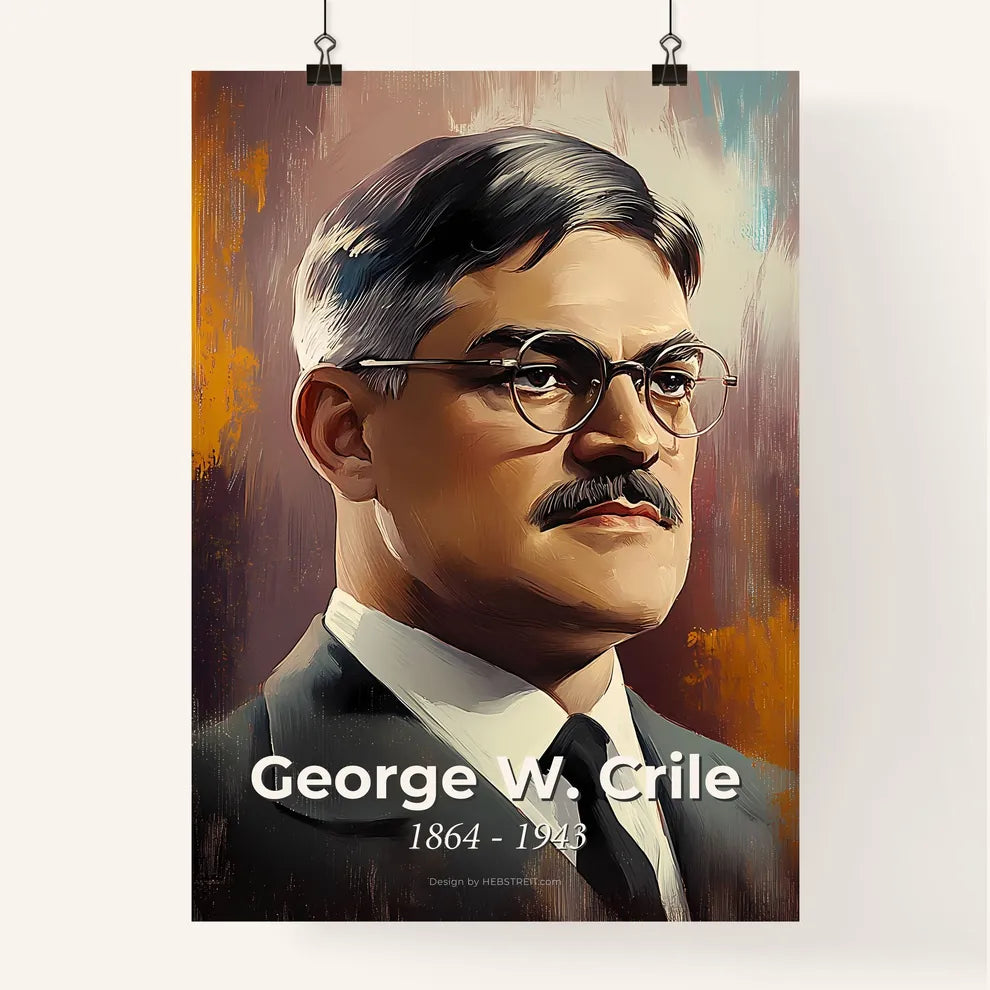 Portrait of George W. Crile Poster