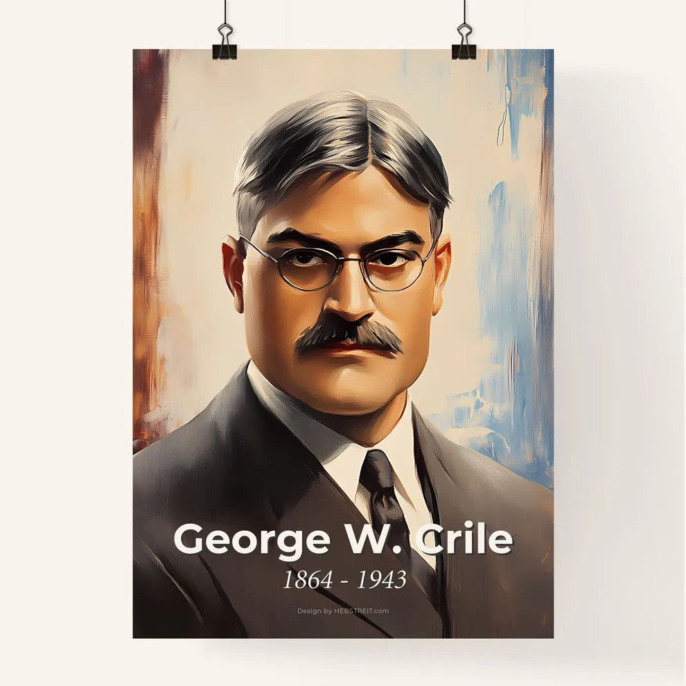 Portrait of George W. Crile Poster
