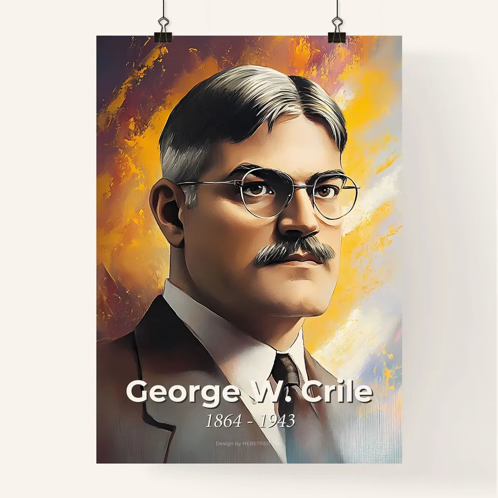 Portrait of George W. Crile Poster