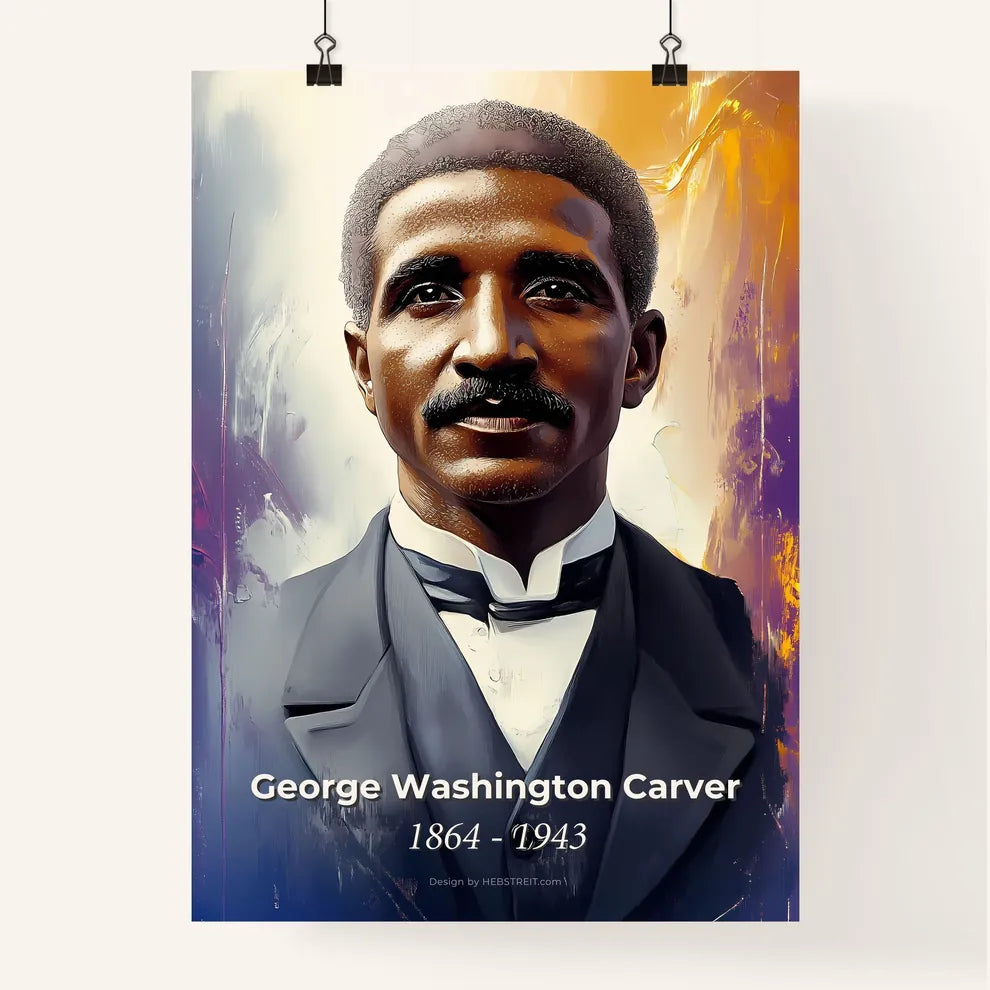 Portrait of George Washington Carver Poster