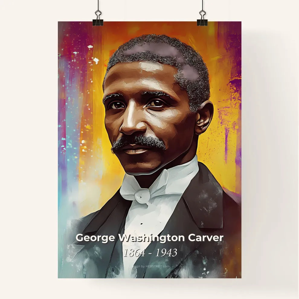 Portrait of George Washington Carver Poster