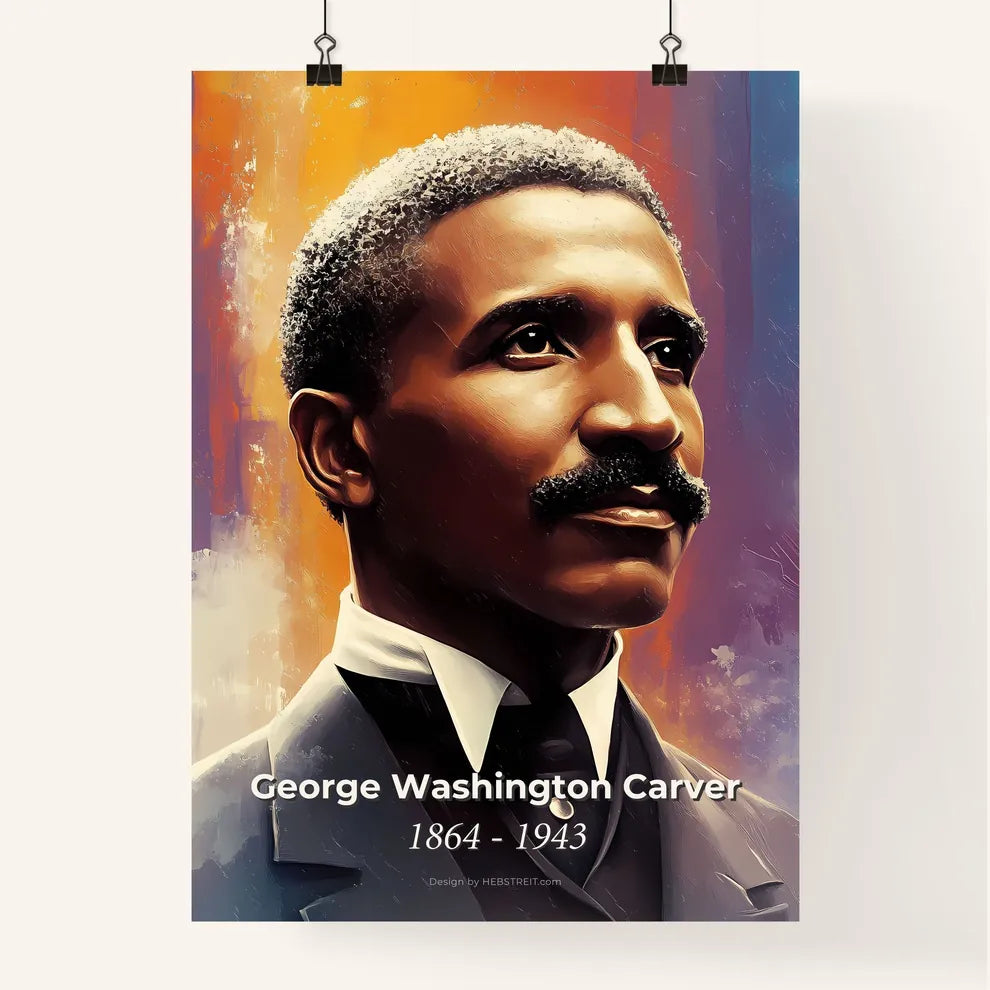 Portrait of George Washington Carver Poster