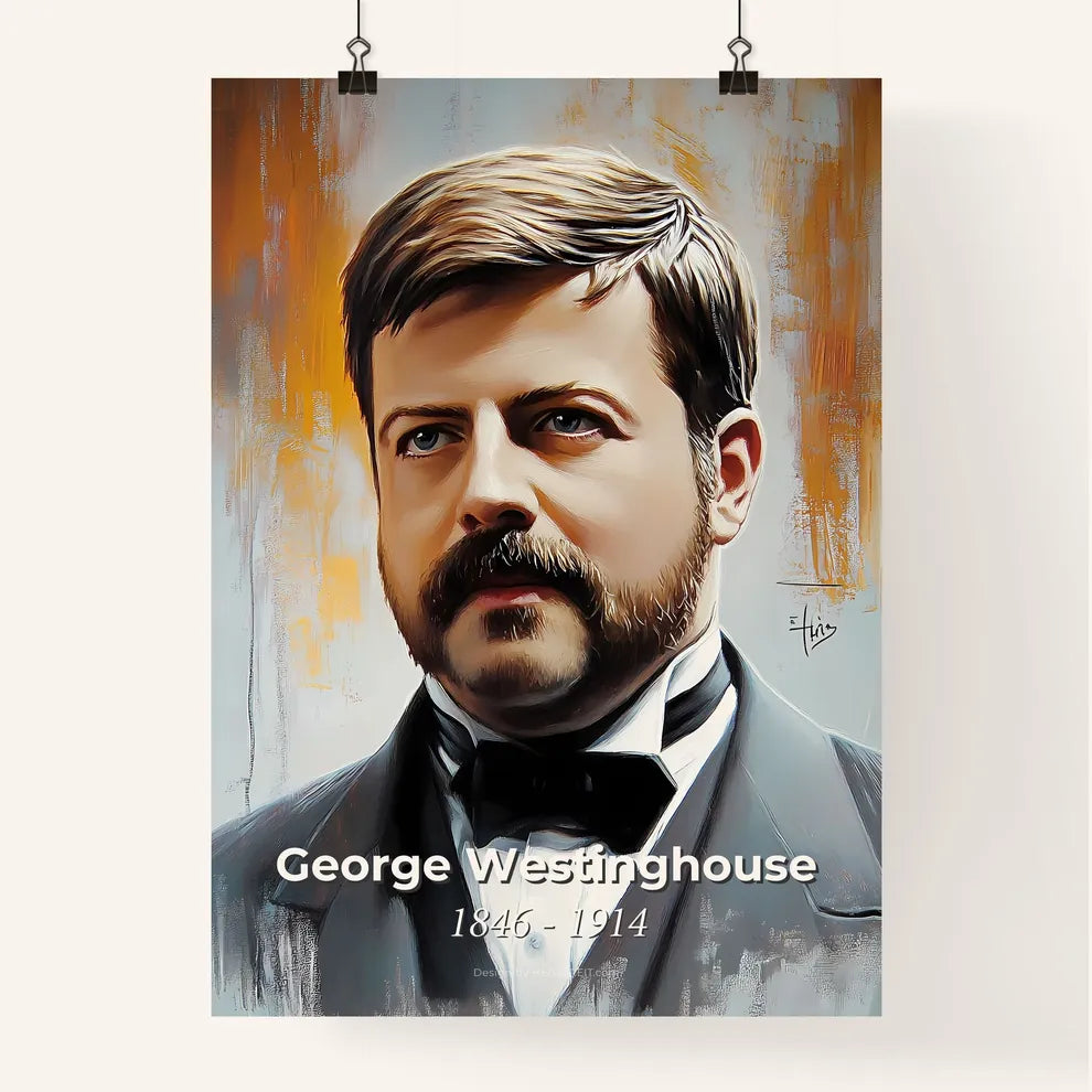 Portrait of George Westinghouse Poster