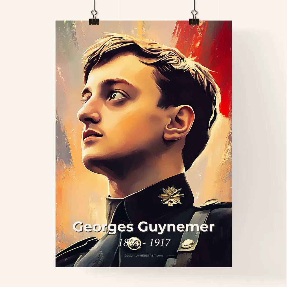 Portrait of Georges Guynemer Poster