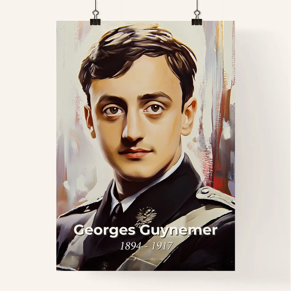 Portrait of Georges Guynemer Poster