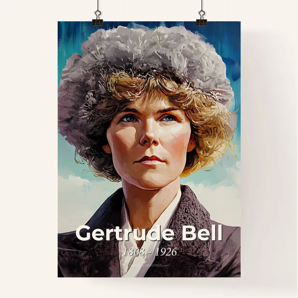Portrait of Gertrude Bell Poster