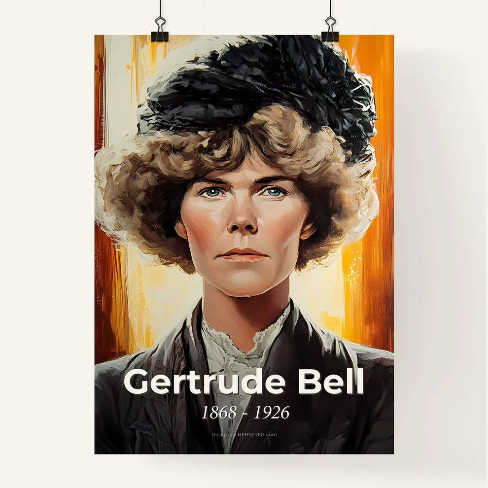 Portrait of Gertrude Bell Poster