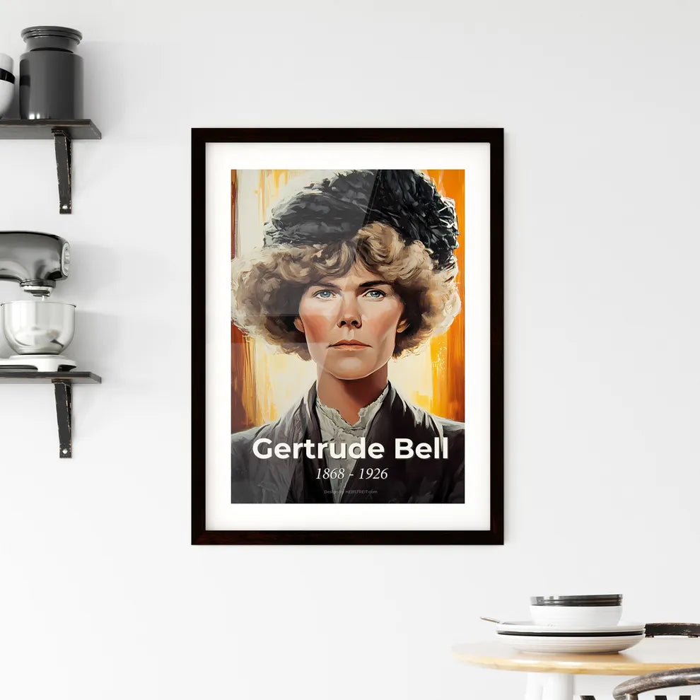Portrait of Gertrude Bell Framed Print