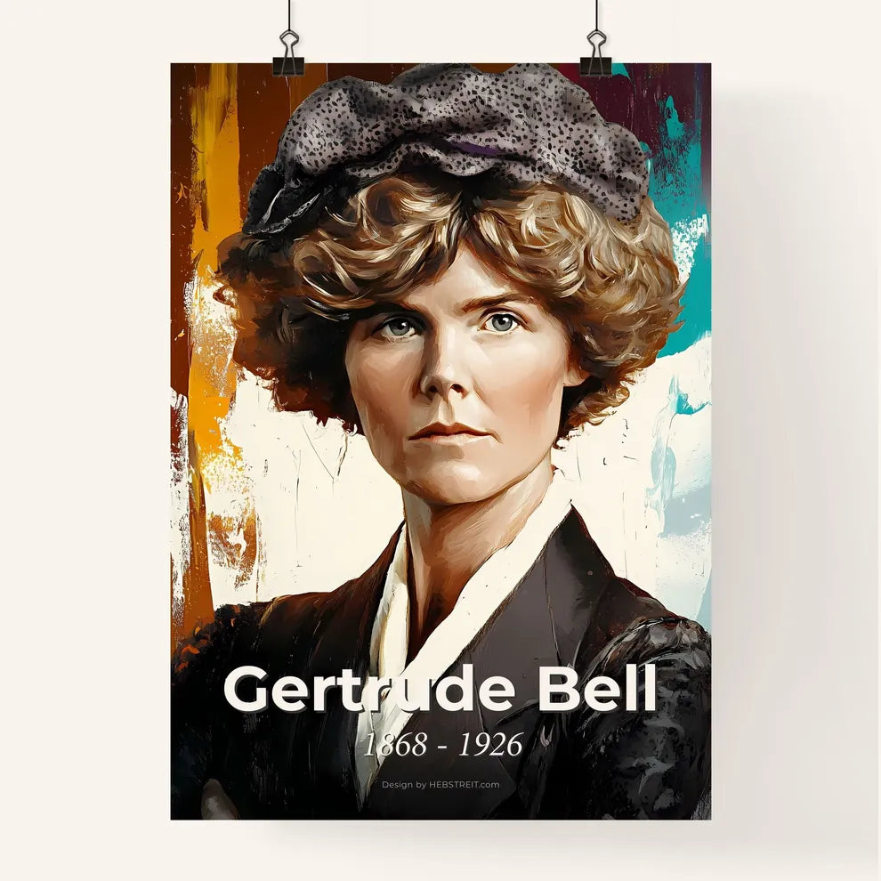 Portrait of Gertrude Bell Poster