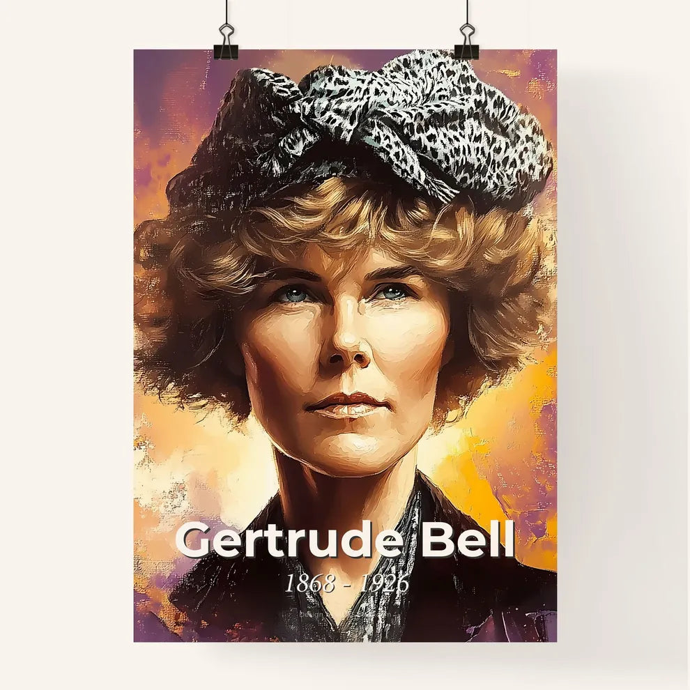 Portrait of Gertrude Bell Poster
