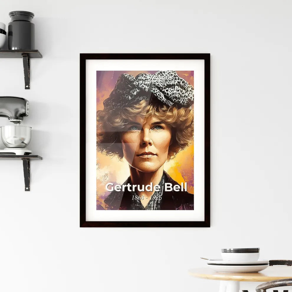 Portrait of Gertrude Bell Framed Print