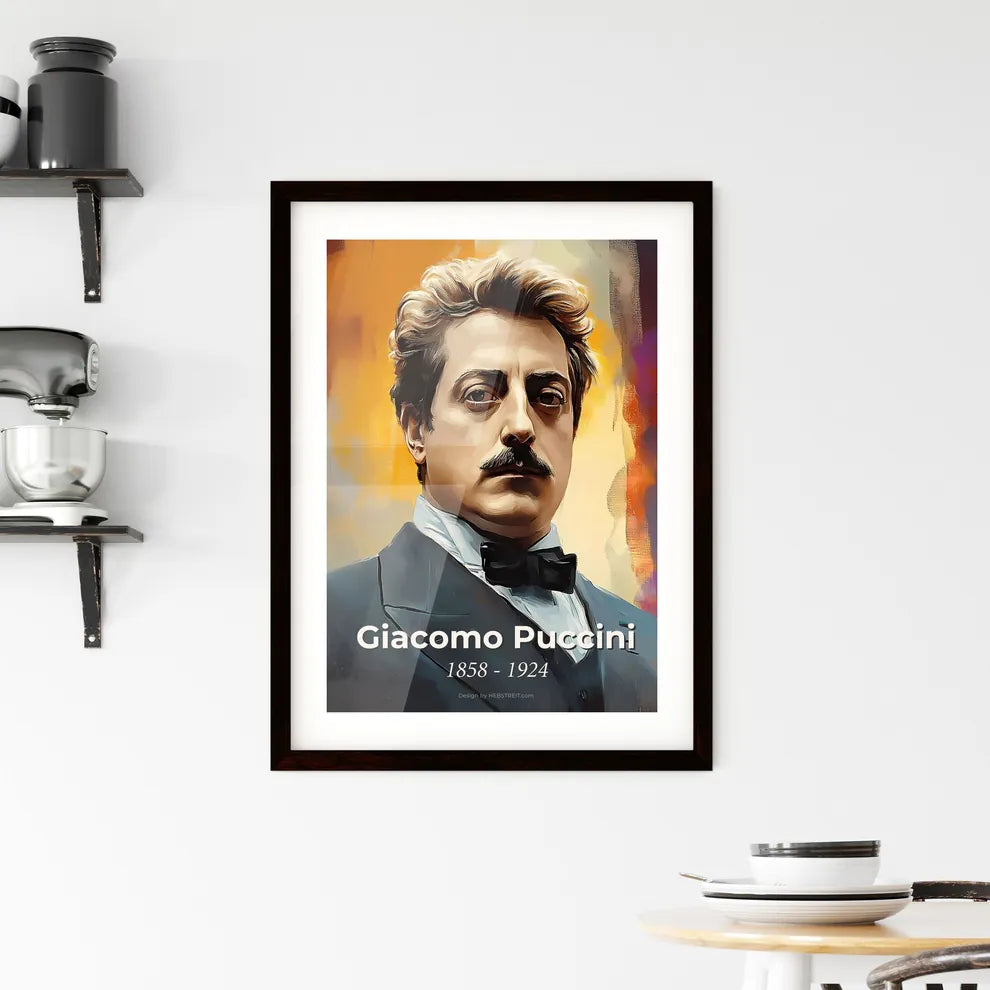 Portrait of Giacomo Puccini Hangings