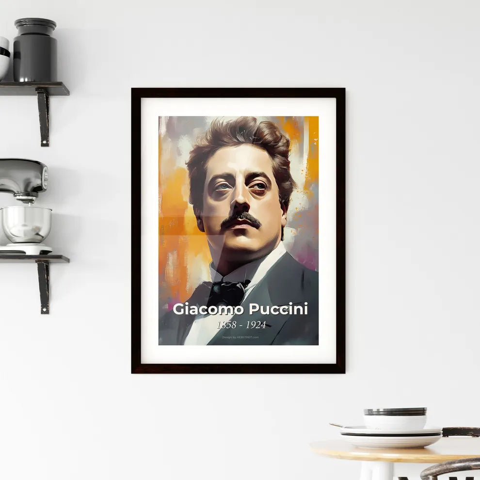 Portrait of Giacomo Puccini Hangings