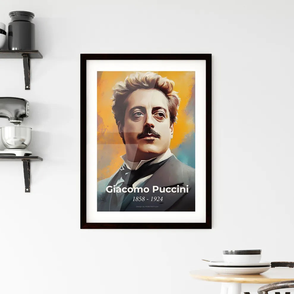 Portrait of Giacomo Puccini Hangings