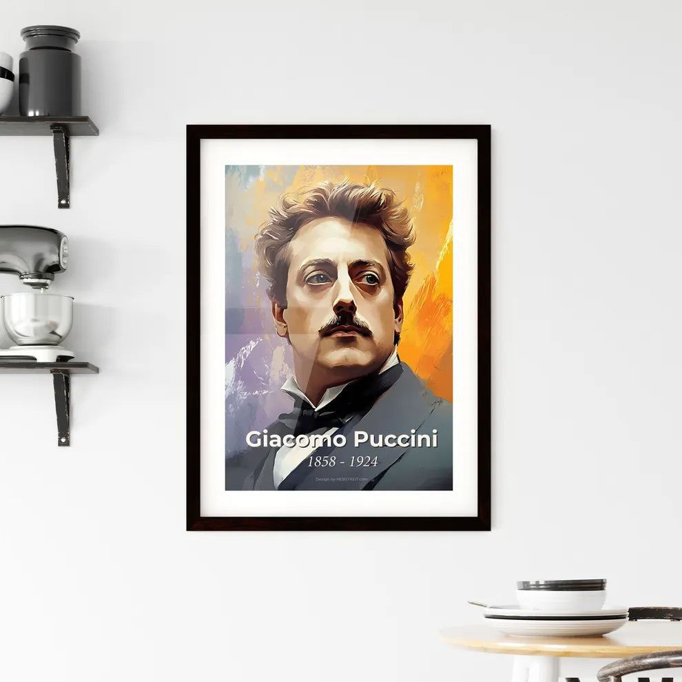 Portrait of Giacomo Puccini Hangings
