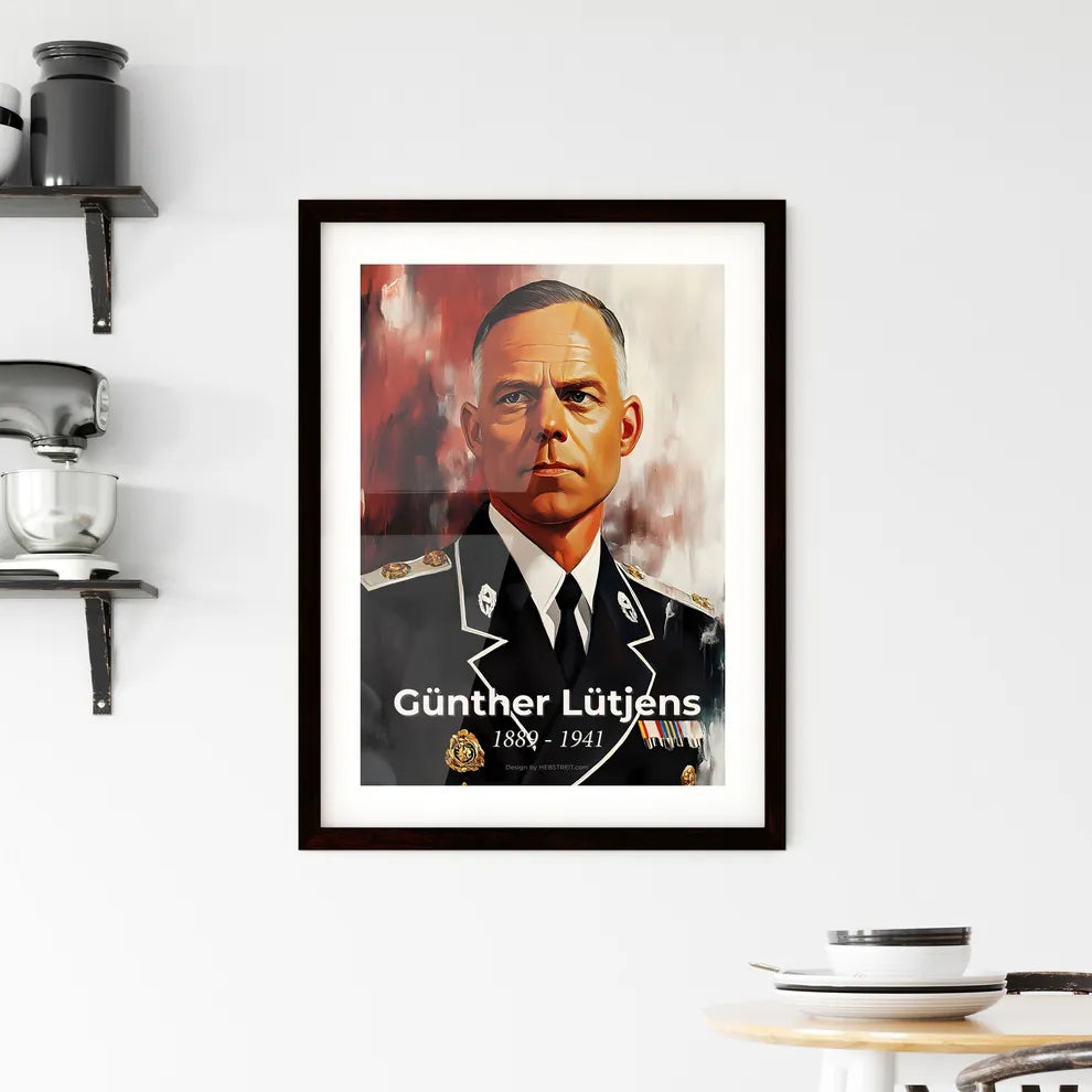Portrait of Günther Lütjens Hangings
