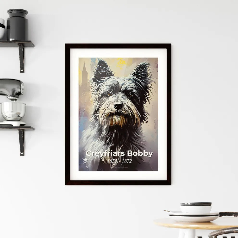 Portrait of Greyfriars Bobby Framed Print