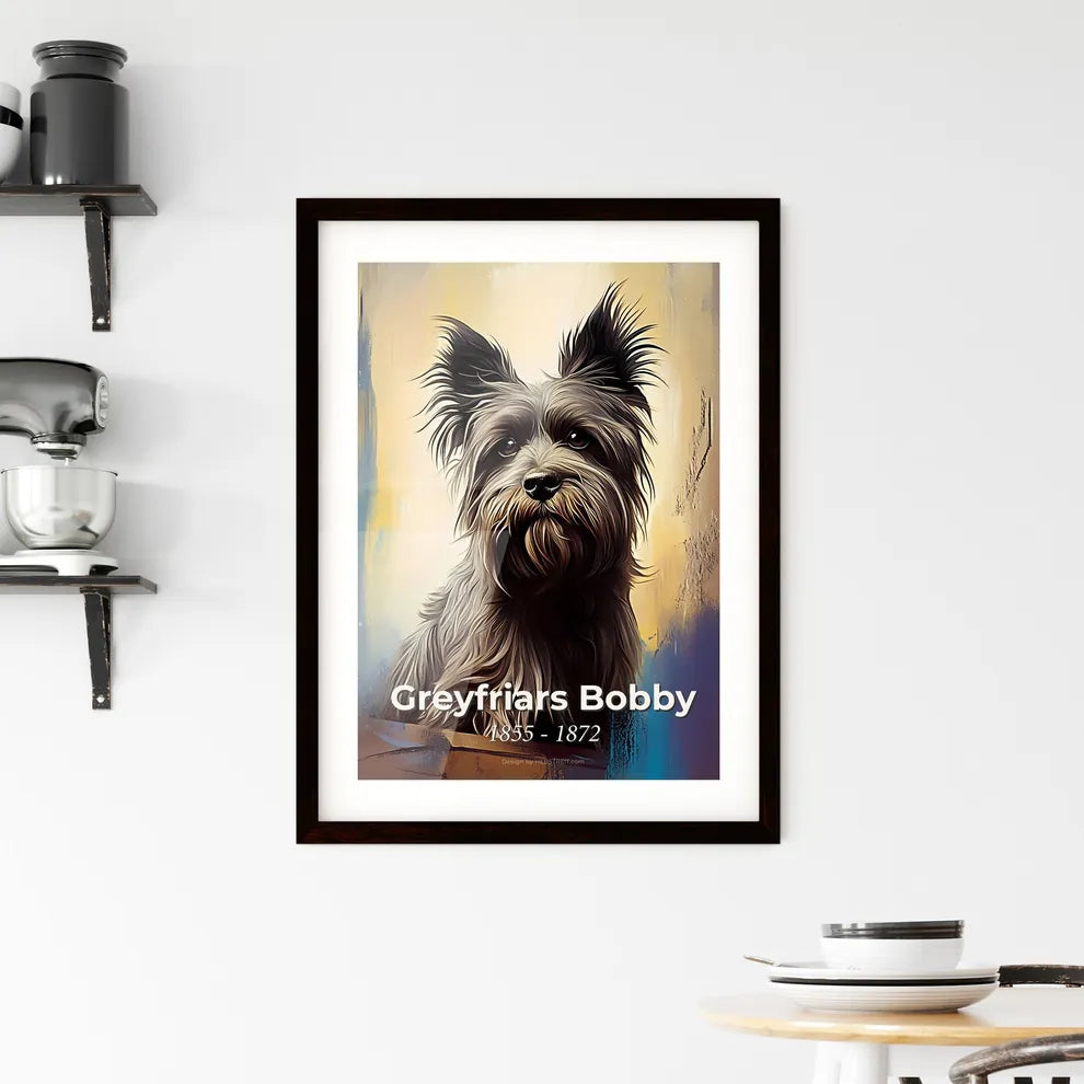 Portrait of Greyfriars Bobby Framed Print