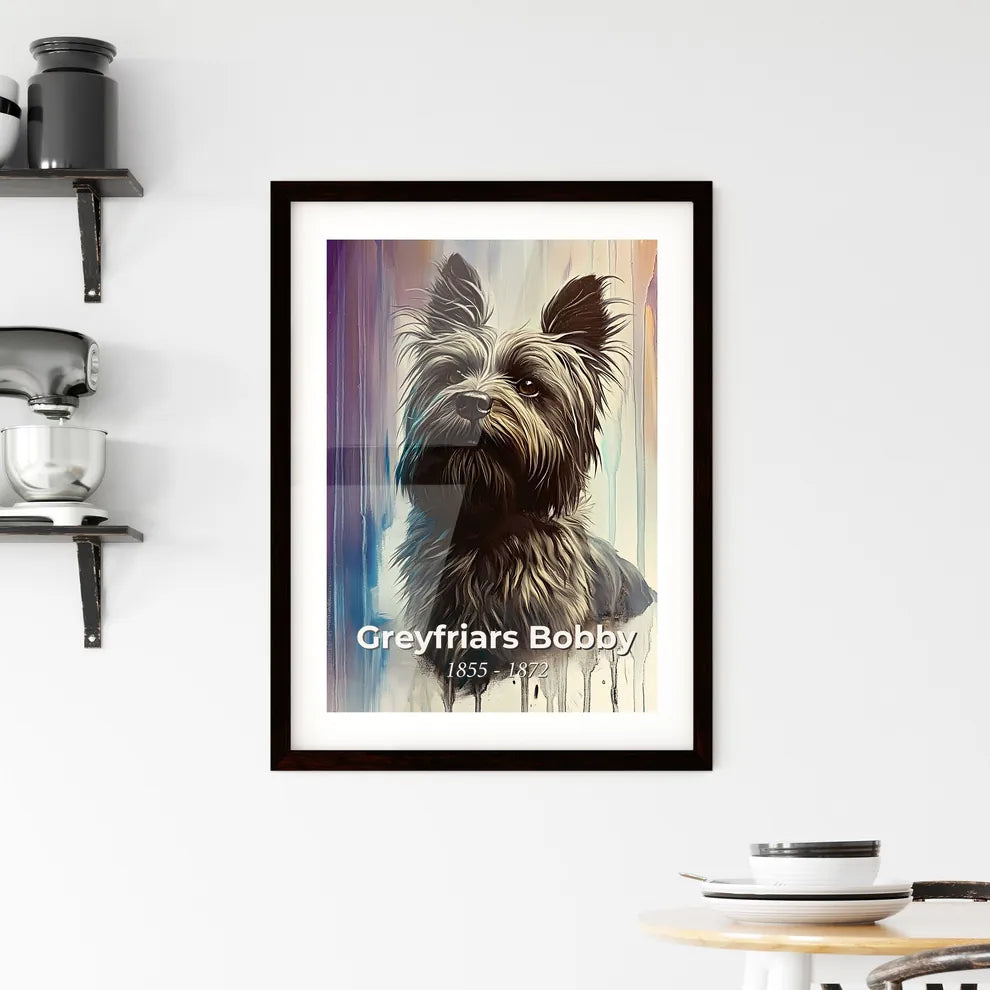 Portrait of Greyfriars Bobby Framed Print