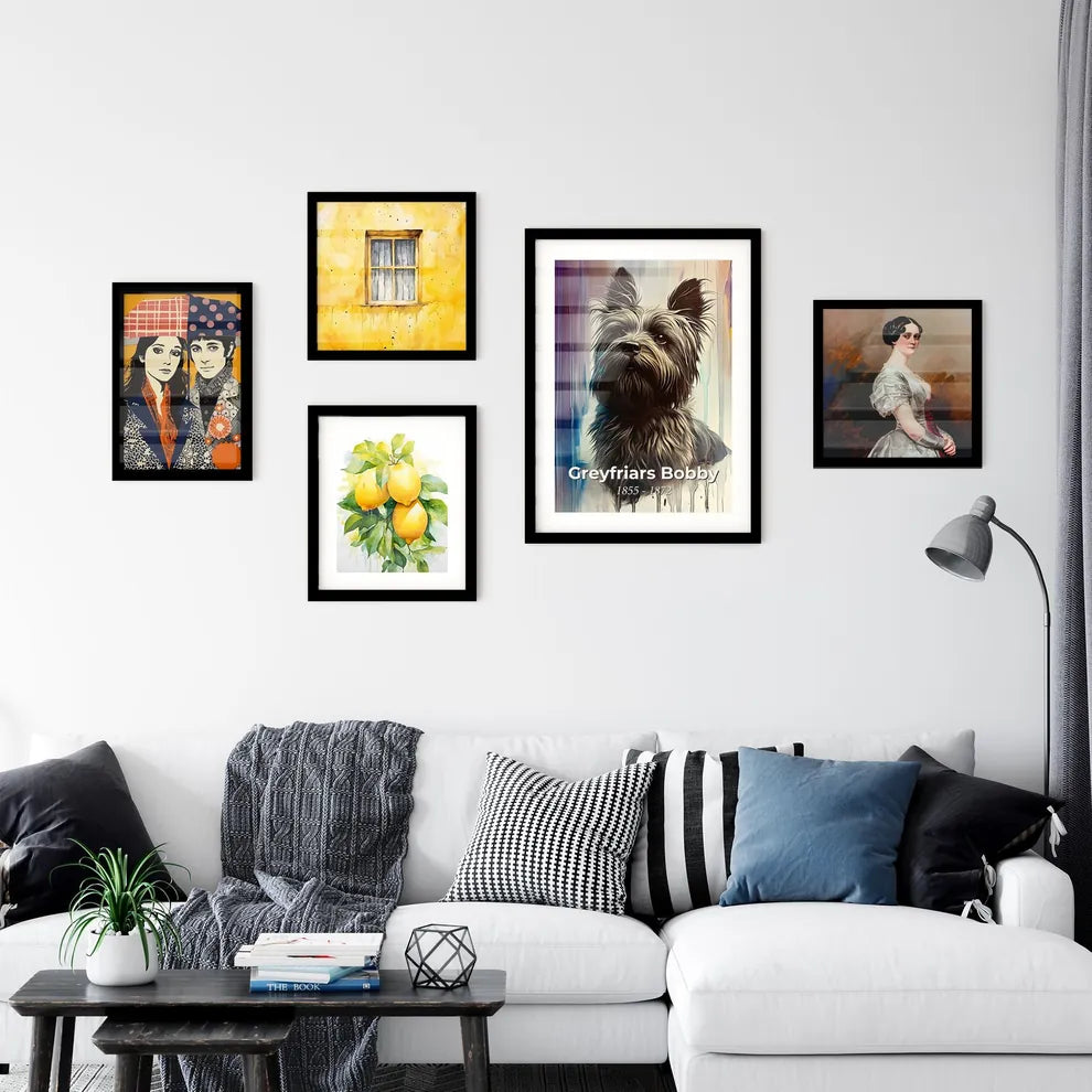Portrait of Greyfriars Bobby Art Print